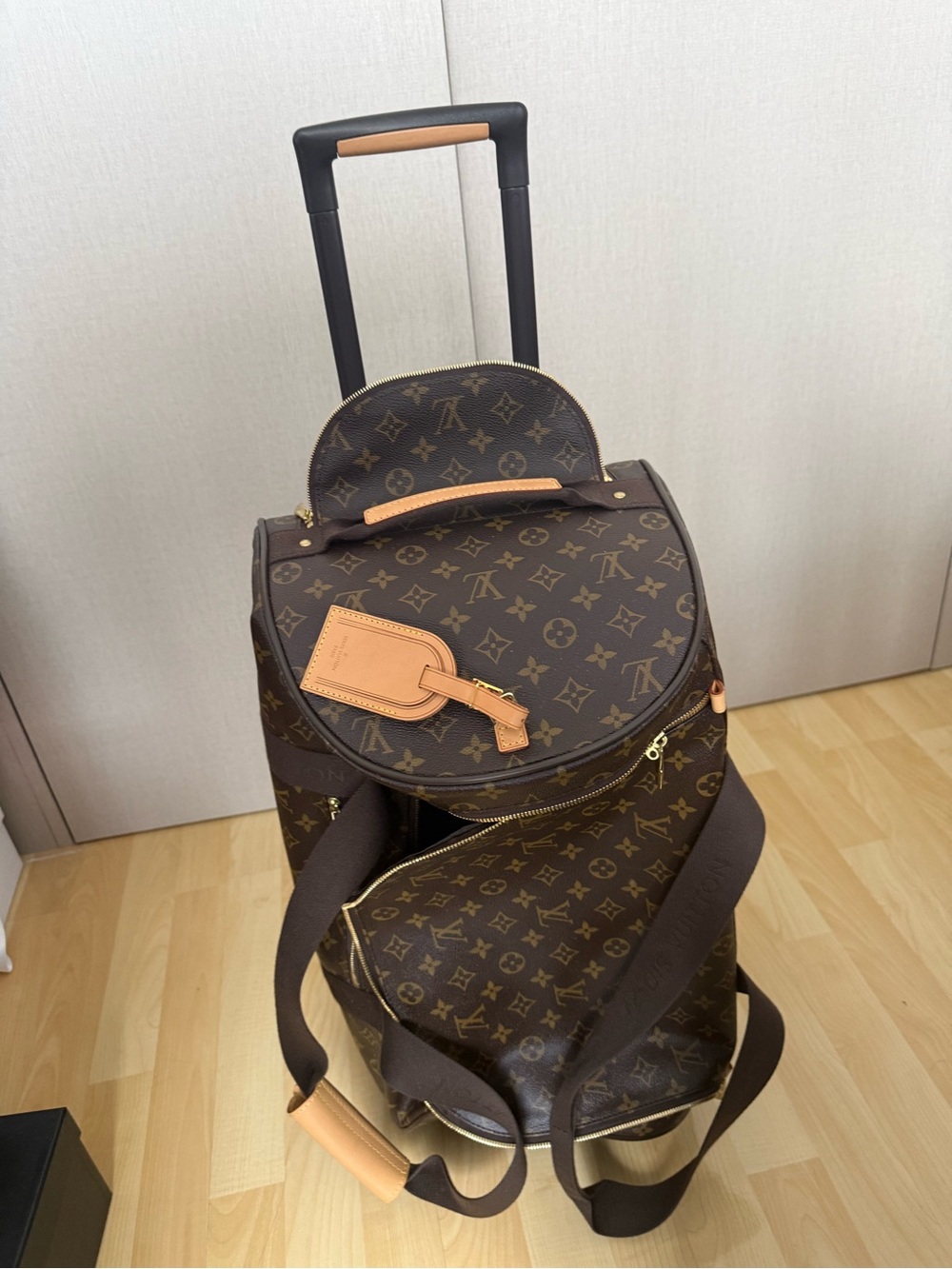 Louis Vuitton Monogram Canvas Brown & Tan Carry-On Duffle - Picture 4 of 6